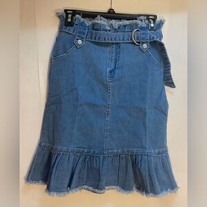NWT Hayden Los Angeles Woman’s Stretch Denim Skirt Size Medium